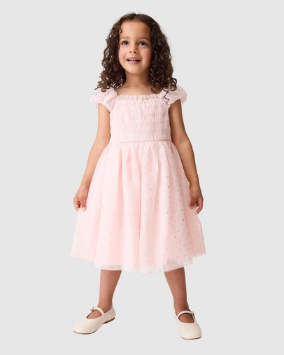 GAP - Aug Woven Tulle Dress - Babies-Kids