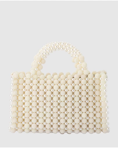 Olga Berg - Sally Beaded Top Handle