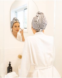 Sky Gazer - Quick Dry Hair Wrap- Black