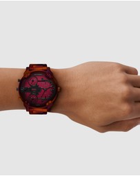 Diesel - Mr. Daddy Slim Red Chronograph Watches