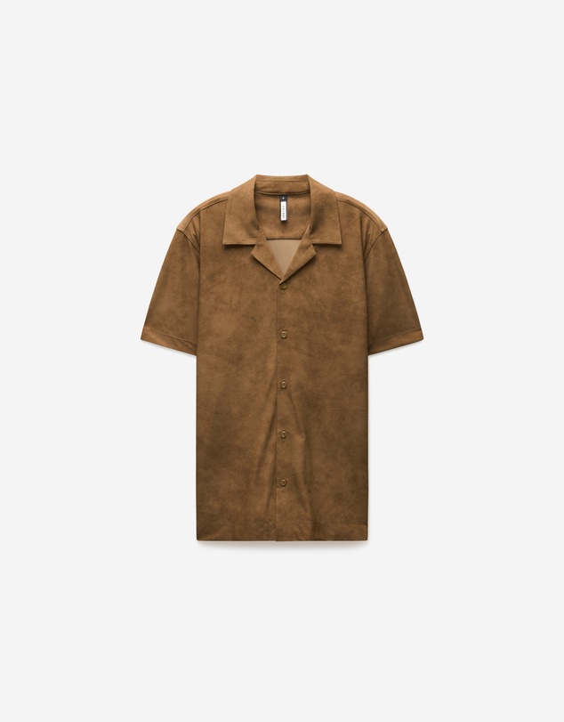 Calibre - Performance Cuban Collar Shirt Tan