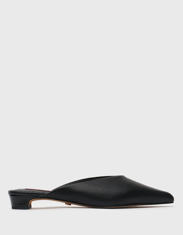 Betts - FELIX Leather Kitten Heel Mules