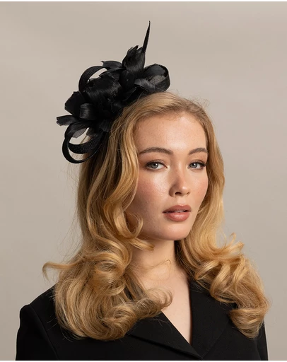 Morgan & Taylor - Wrenn Fascinator in Black