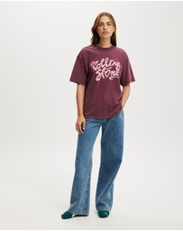 Cotton On - The Lcn Music Boxy Graphic Tee