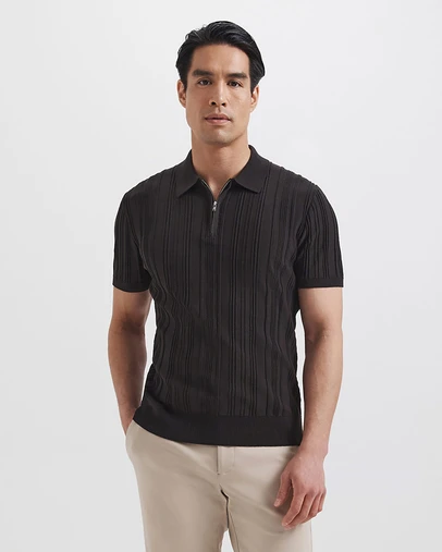 SABA - Cerrone Cotton Nylon Knit Polo