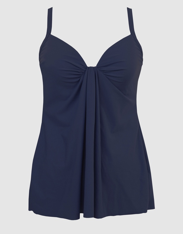 Miraclesuit Swimwear  - Marina Draped Underwired Tankini Top