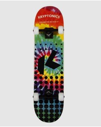 iWorld - Bravo Sports Kryptonics KR31 Star Series Skateboard - Rainbow Dot