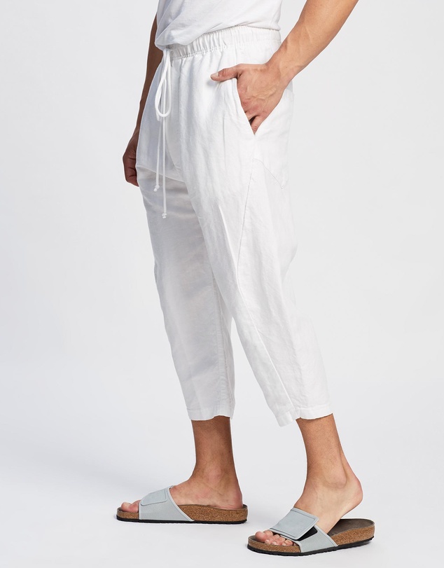 Surrounded By Ghosts - The Eskolaite Linen Canvas Drawstring Pants