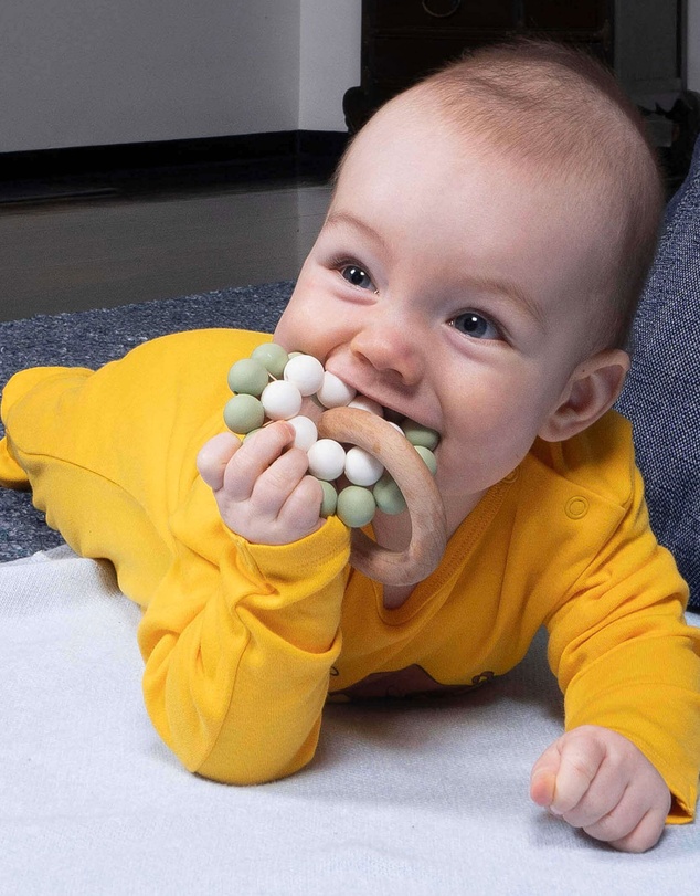 B Free Intimate Apparel - Baby Snap Button Sleepsuit with Booties - 100% Organic Cotton - Yellow Kangaroo