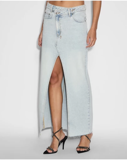 Ksubi - Relax Maxi Skirt Skyfall