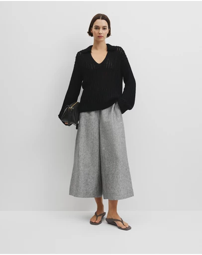 Country Road - Australian Good Earth Cotton Long Sleeve Tape Knit
