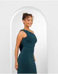 Pilgrim - Corinne One Shoulder Cowl Gown