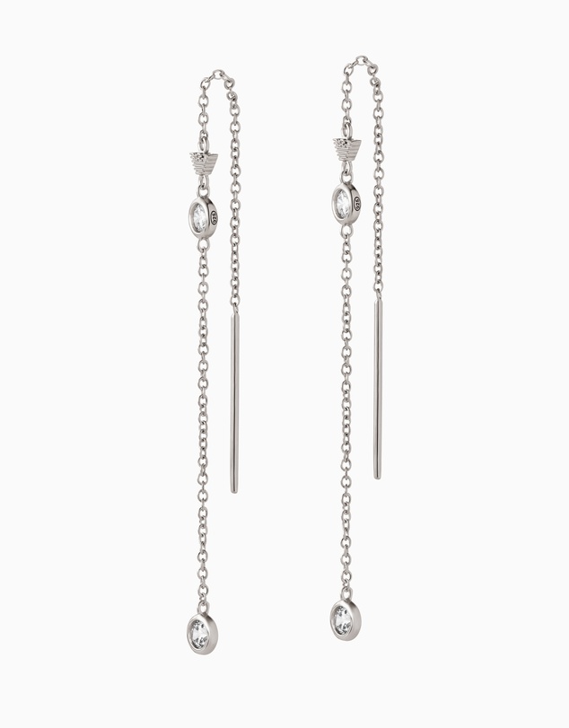 Emporio Armani - Silver Tone Earring