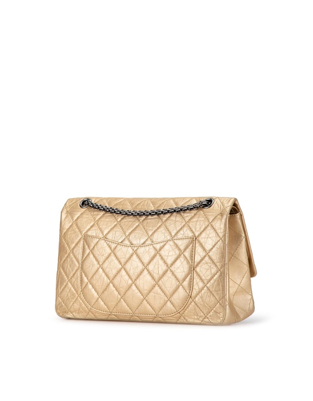Pre-Loved by Azura Reborn - Pre-Loved Reissue 2.55 Aged Calfskin Double Flap 227