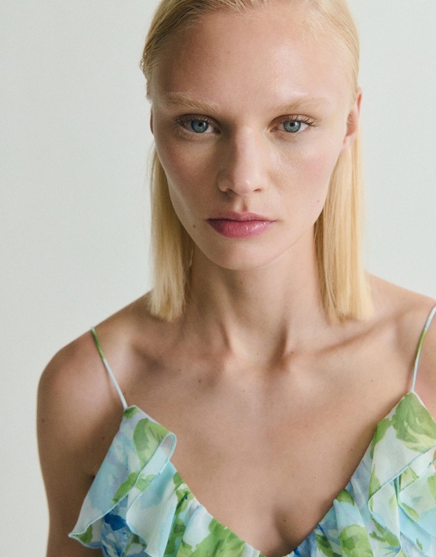M.N.G - Azalie Ruffled Floral Print Dress