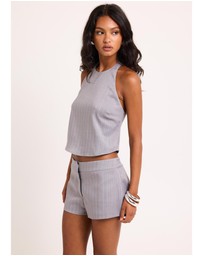 Alice In The Eve - Eliana Striped Halter Top