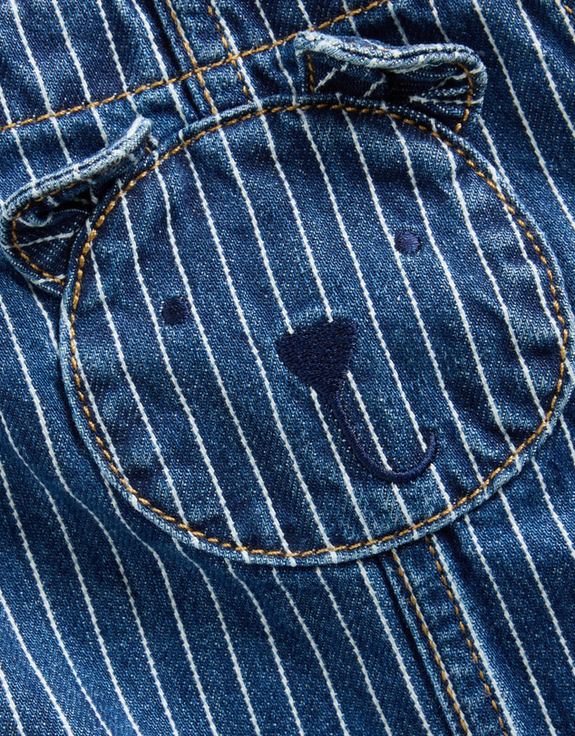 GAP - Stripe Bear Pocket Overalls - Babies