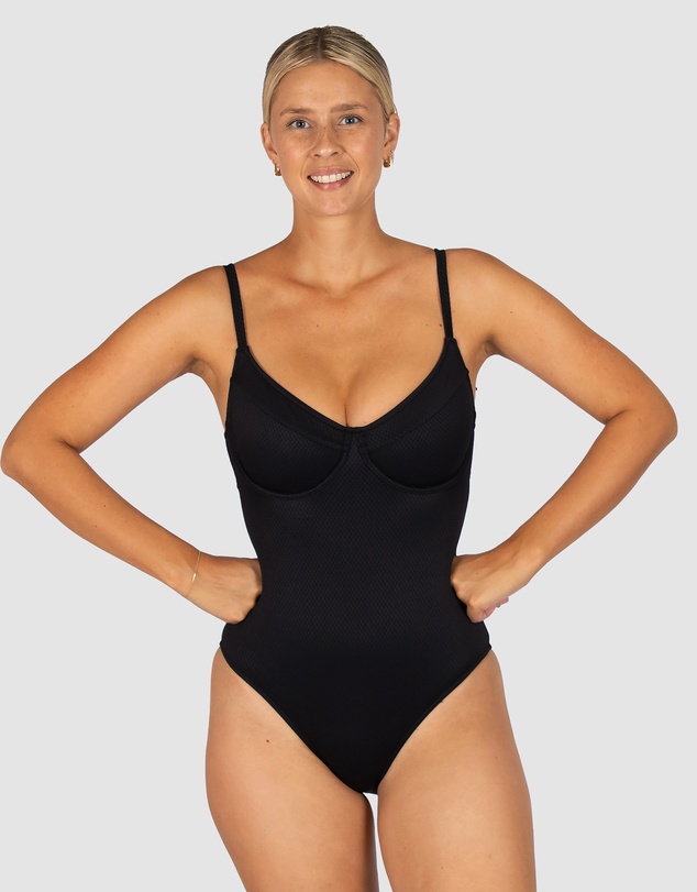 Baku Swimwear - Rococco D/DD Cup Balconette One Piece Swimsuit