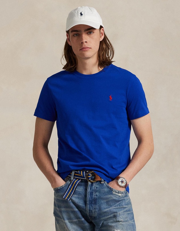 Polo Ralph Lauren - ICONIC EXCLUSIVE - Custom Slim Fit Jersey Crewneck T-shirt