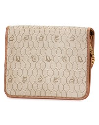 Pre-Loved by Azura Reborn - Pre-Loved Honeycomb Coated Canvas Chain Shoulder Bag