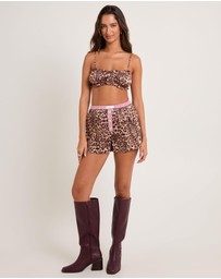 Love Notes - Philly Leopard Scrunchie Bralette
