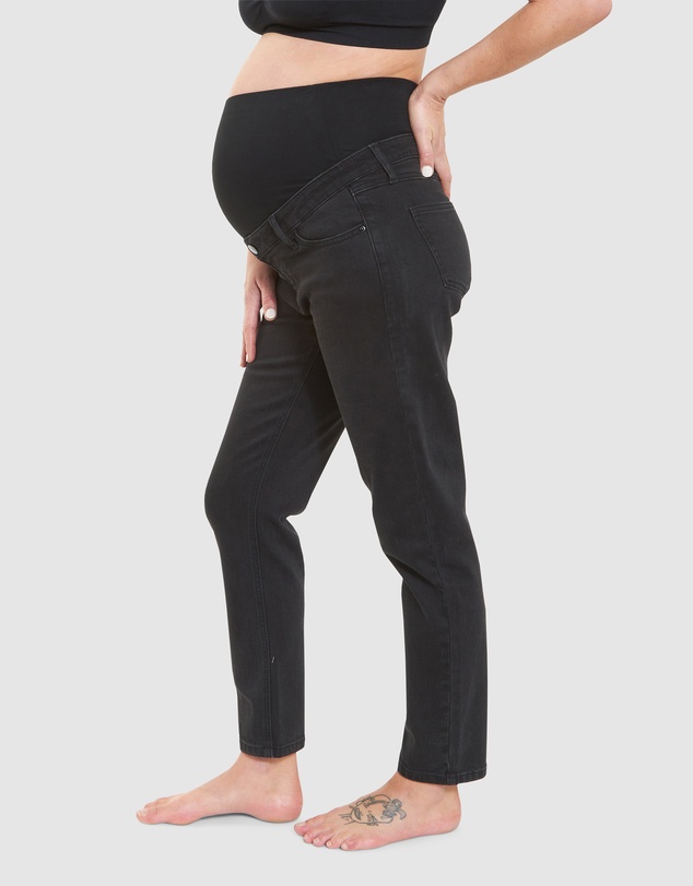 Ripe Maternity - Hunter Over Bump Crop Jean