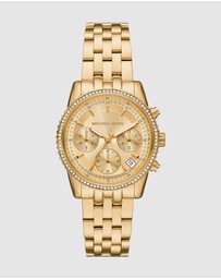 Michael Kors - Ritz Gold Tone Chronograph Watch