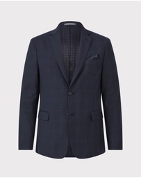 Van Heusen - Glen Check Denim Suit Jacket
