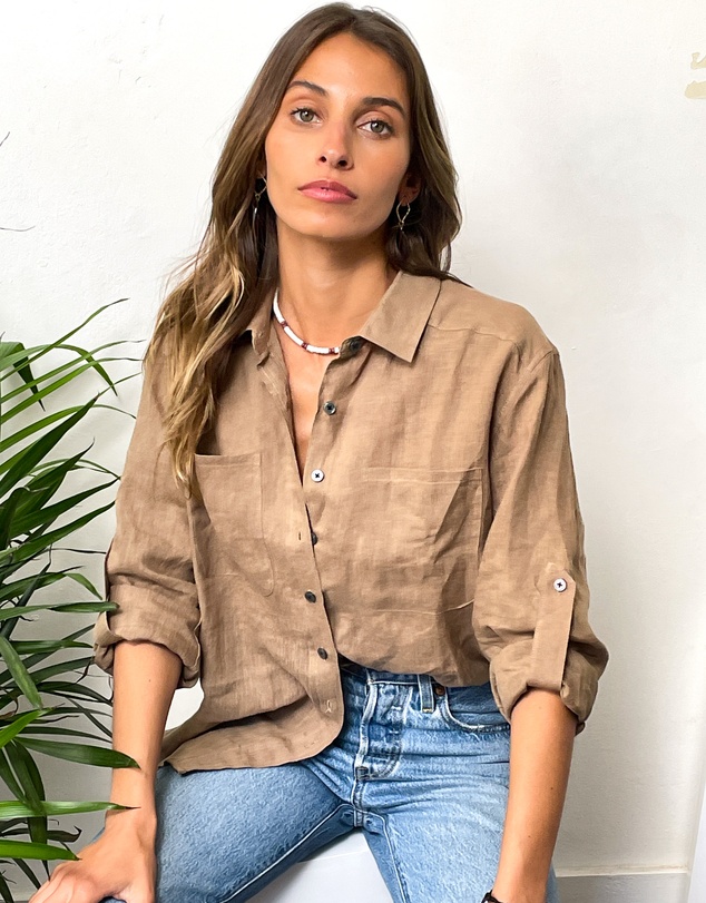CAMIXA - Luna Oversize Linen Shirt