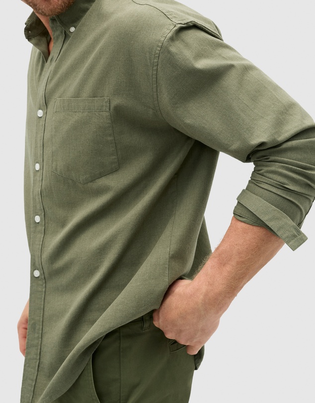 Seed Heritage - Relaxed Fit Brushed Cotton Shirt