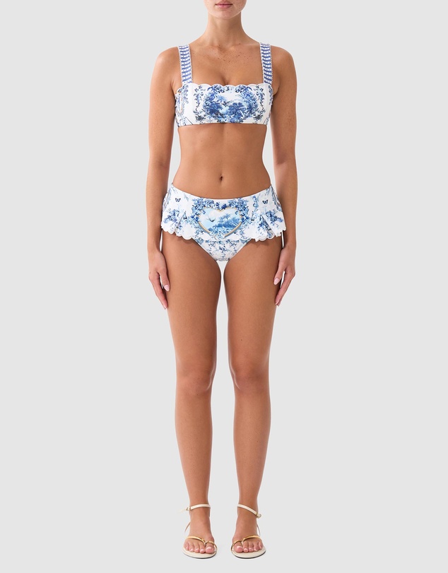 Camilla - Square Neck Wide Strap Bikini Top