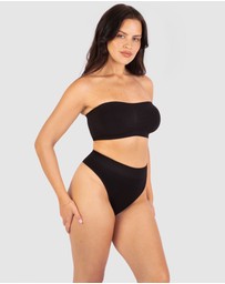 B Free Intimate Apparel - Cotton-Rich Padded Strapless Bra (A-B-C) Cup