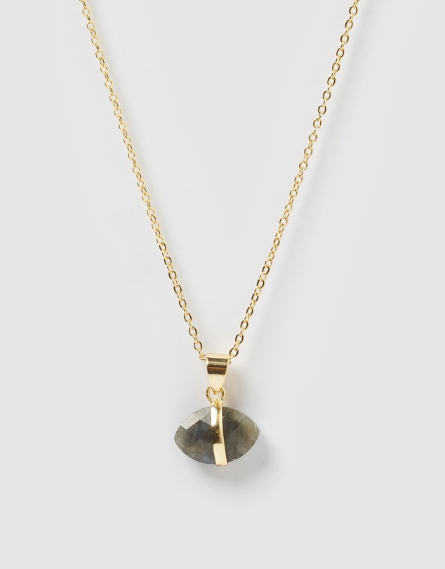 Miz Casa and Co - Clara Necklace Smoke