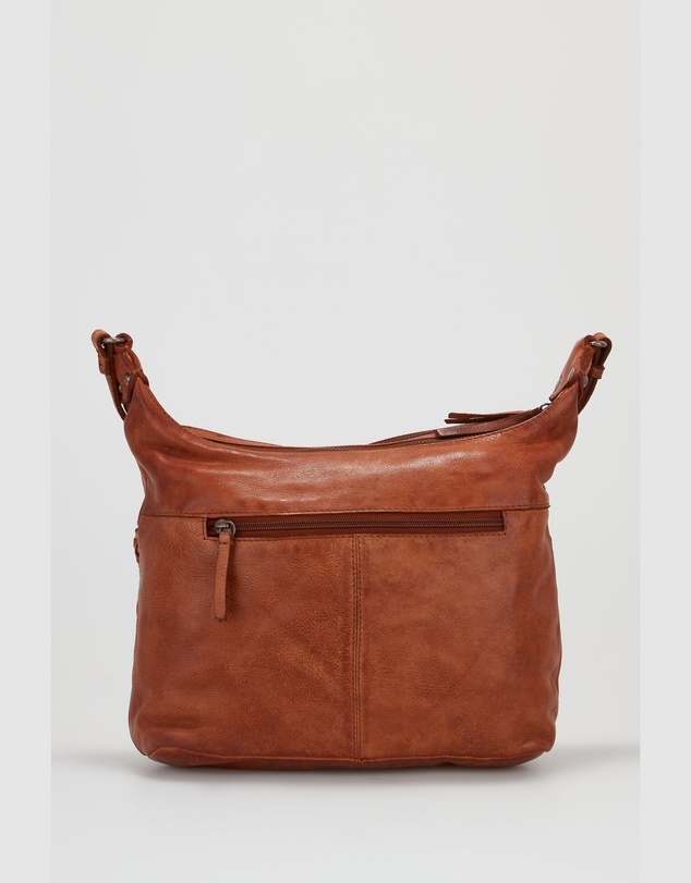 Evity - Isla Leather Braided Crossbody Bag