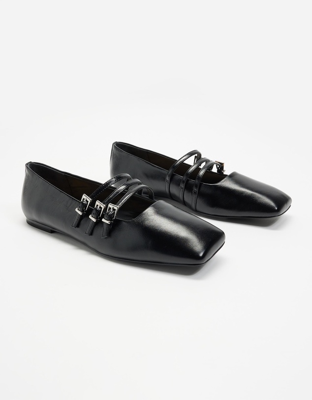 & Other Stories - Mary-Jane Leather Ballet Flats
