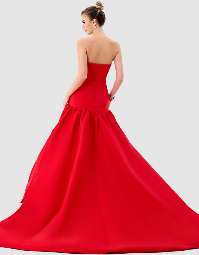Bariano - Allegra Strapless Balloon Gown