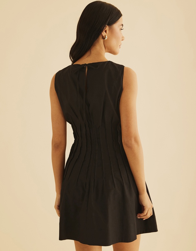 Atmos&Here - Anna Pintuck Shift Mini Dress