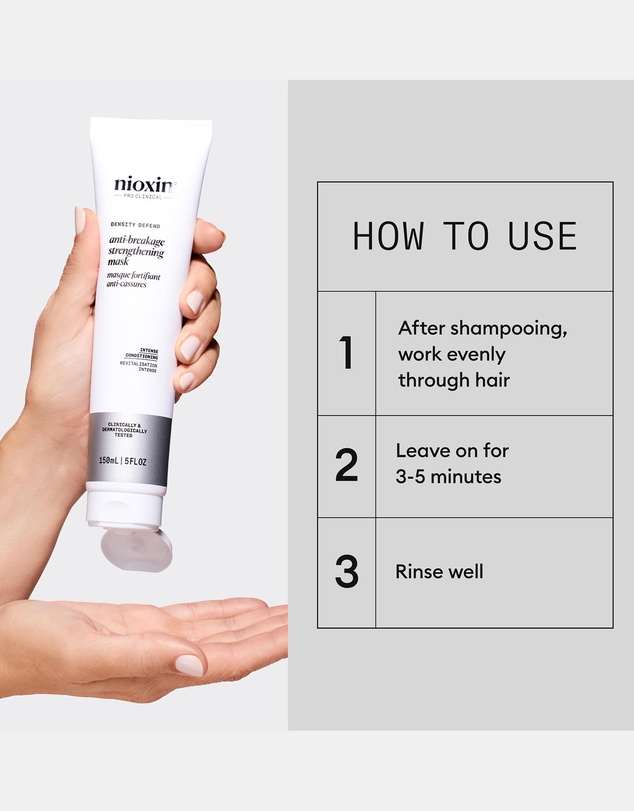 Nioxin - Nioxin Density Defend Anti-Breakage Strengthening Mask - Hair Strengthening Product, Protects Against Hair Breakage 150ml