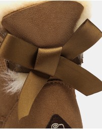 EVERAU - EverAU Ugg Mini Back Bow Sheepskin Upper UGG Boots