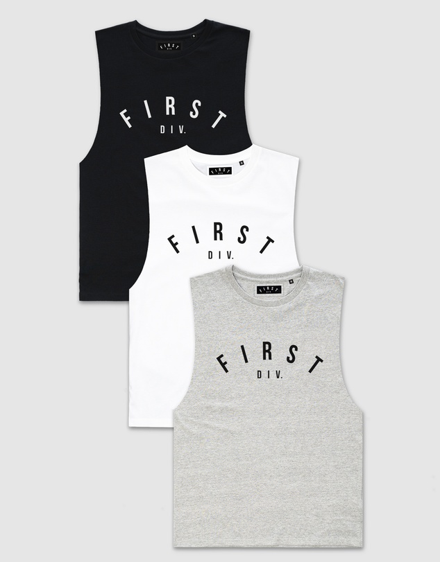 First Division - 3-Pack Core Crest Tank