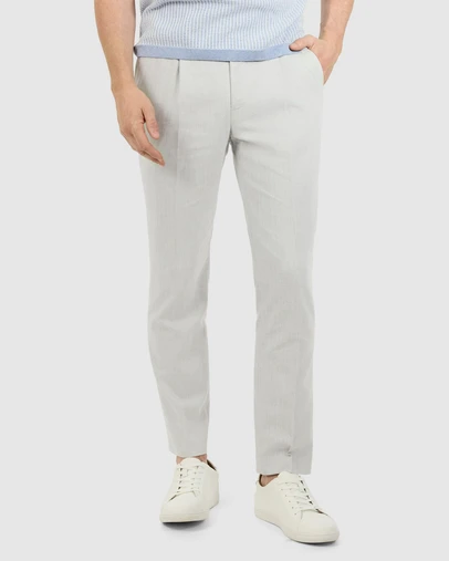 Tarocash - Drift Pleat Linen Pant