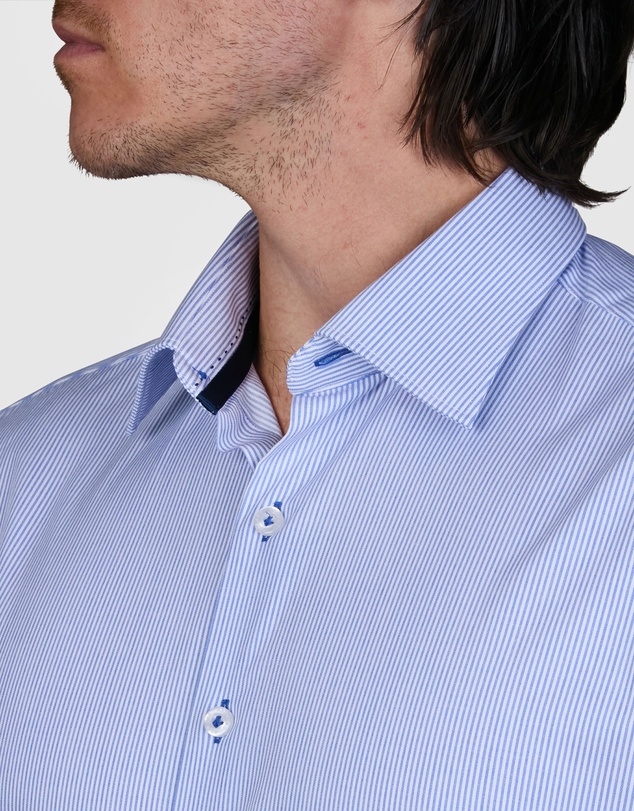 Abelard - Bamboo Blend Bengal Stripe Slim Fit Shirt