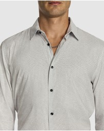 yd. - Nelson Geo Bamboo Slim Shirt