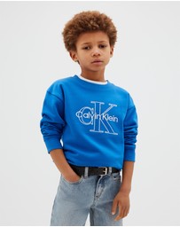 Calvin Klein Jeans - Boys Monologo Terry Sweatshirt