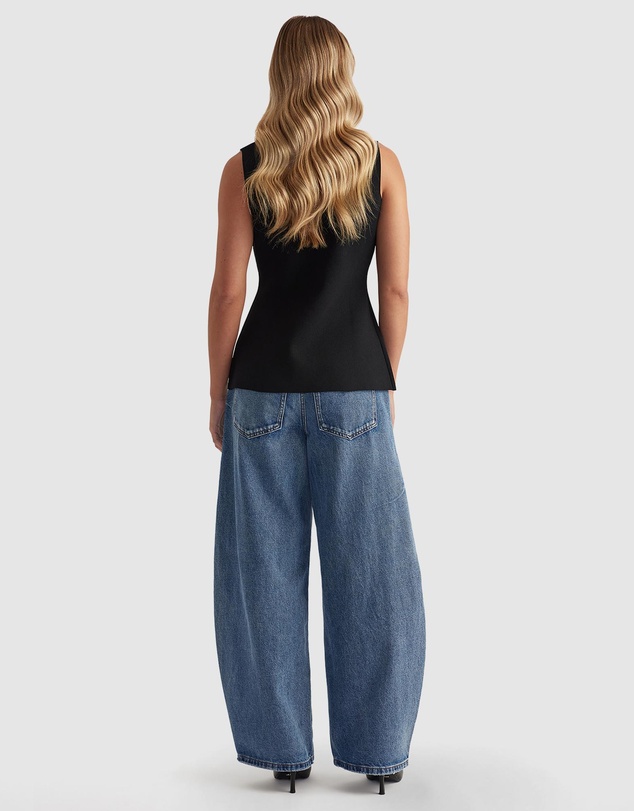 Decjuba - Maddie Longline Knit Vest