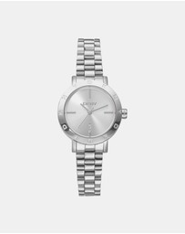 DKNY - Essentials Silver 28mm Womens Watch + Silver Bracelet