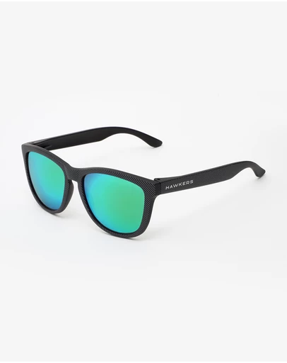 Hawkers Co - HAWKERS - Polarized Black Emerald ONE CARBONO  Sunglasses for Men and Women UV400