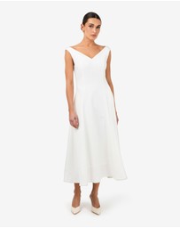Forcast - Yana V-Neck Panel Dress