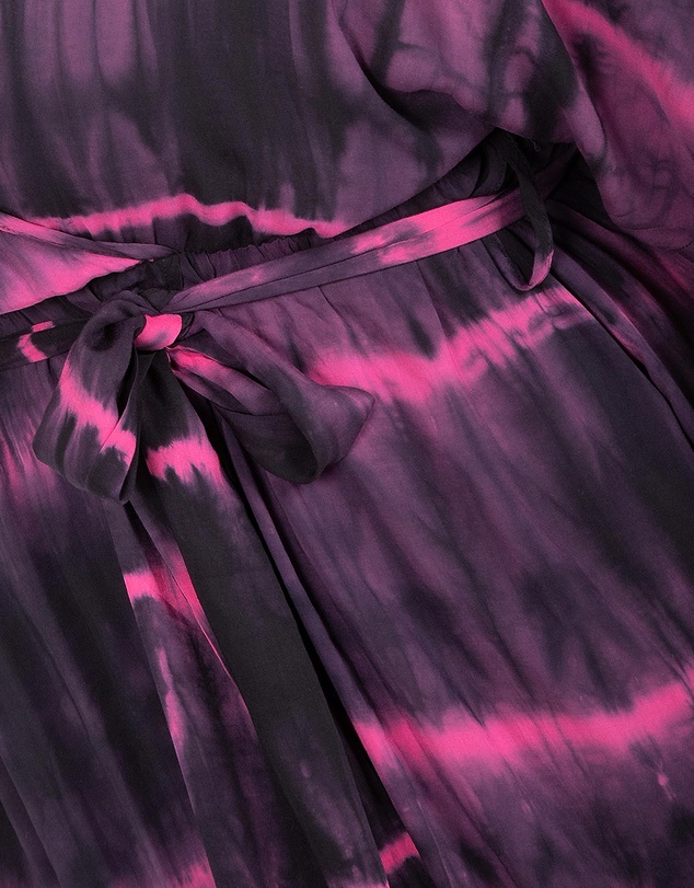 Love Your Wardrobe - Milah Tie Dye Wrap Dress