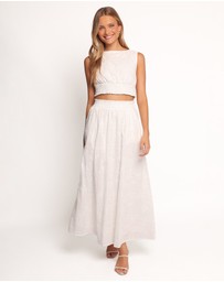 Petal & Pup - Kimora Maxi Skirt - White